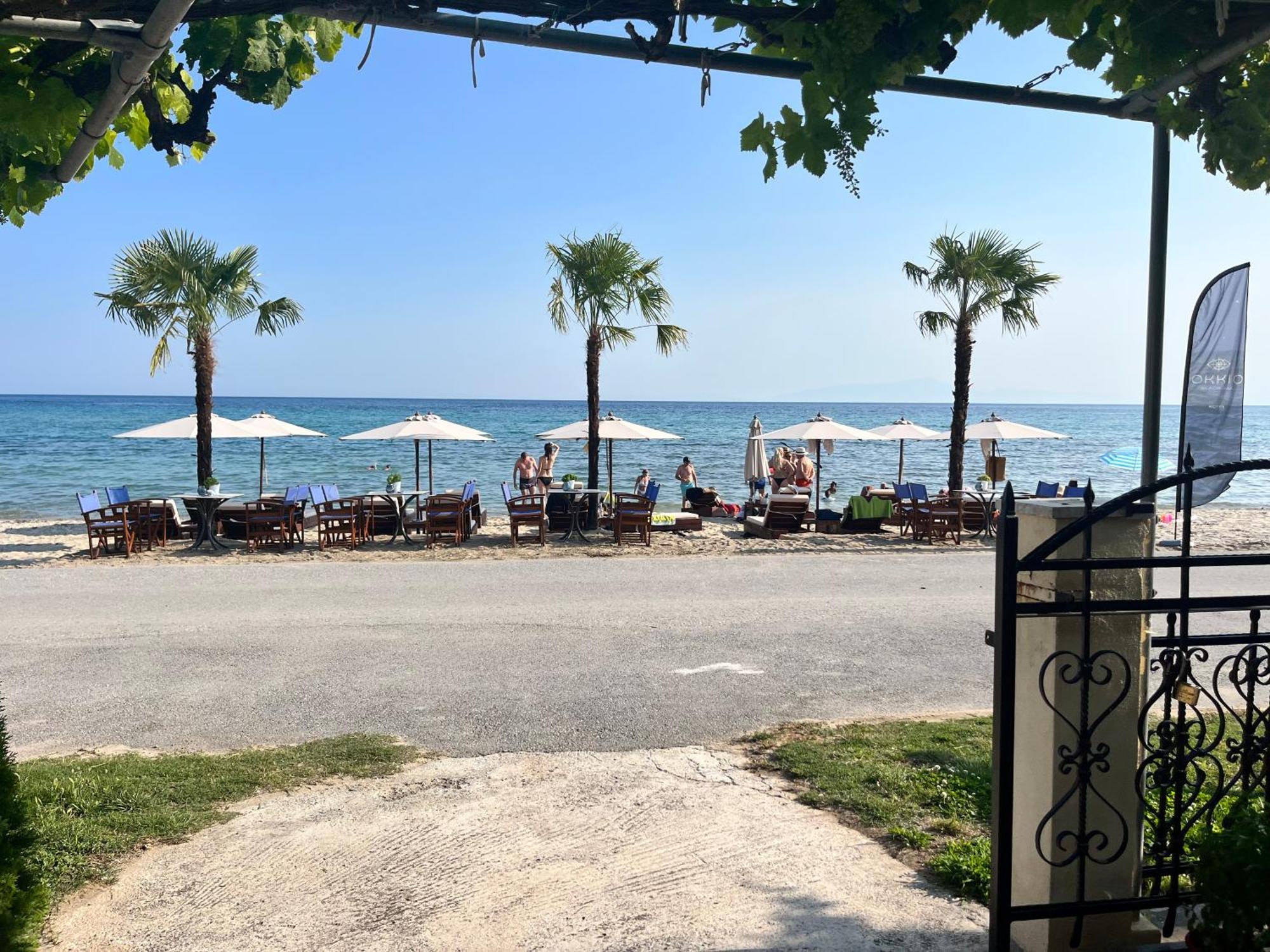 Apartmán Okkio Sea View Vergia Exteriér fotografie